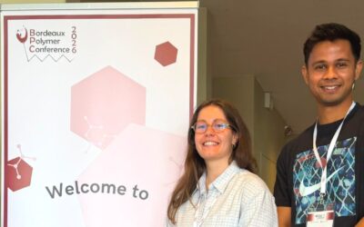 Lilas and Nishant participated at the Bordeaux Polymer Conference 2026