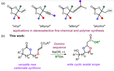 Domino Synthesis of Functionalized Cyclic Acetals From Organic Carbonates